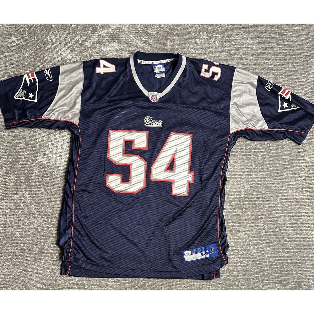 Vintage New England Patriots Teddy Bruschi Jersey Reebok NFL Size XL